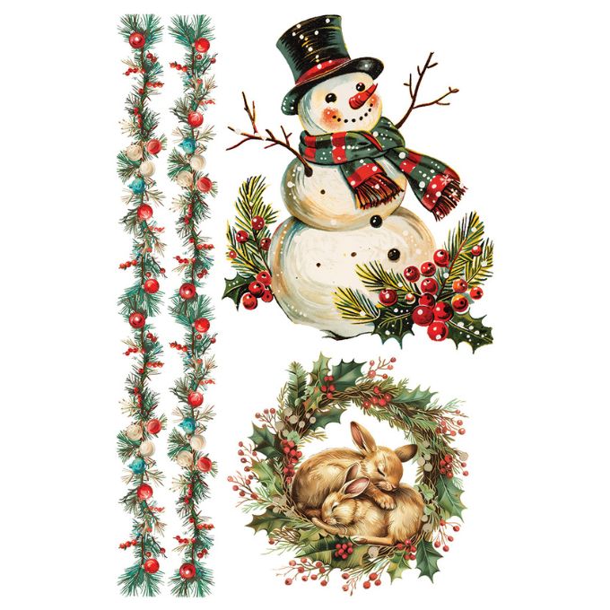 Kitschy Christmas Transfer by IOD available at Rustic Ranch Furniture and Decor.