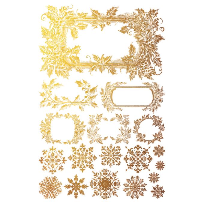 Tinsel Foil Transfer by IOD available at Rustic Ranch Furniture and Decor.