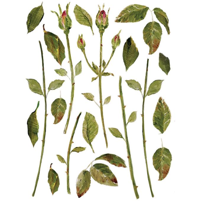 Painterly Floral Transfer Pad by IOD