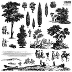 Rural Scenes Stamp by IOD