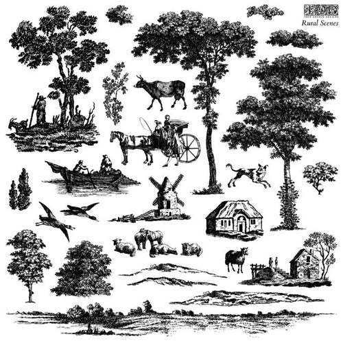 Rural Scenes Stamp by IOD