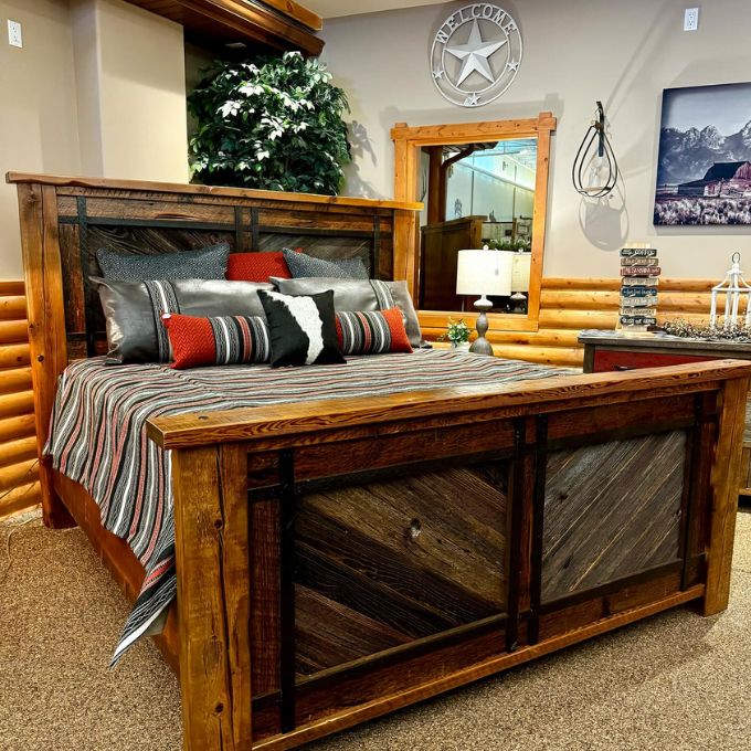 Heritage Soda Spring Bed - King and Queen Sizing available at Rustic Ranch Furniture and Decor.