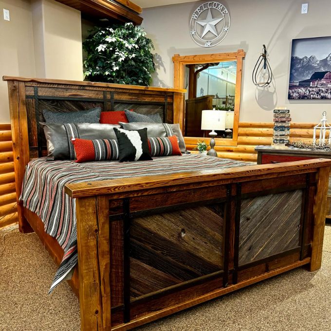 Rustic Theme Bed Rustic Beds – Rustic Ranch Furniture and Decor