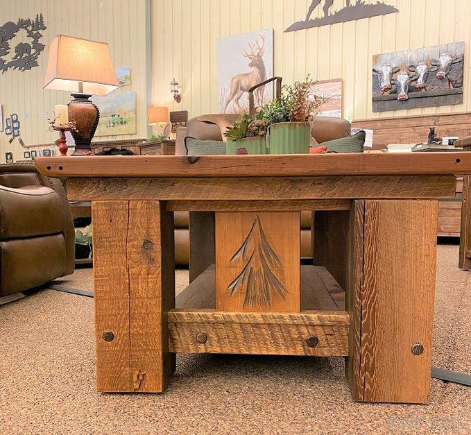 SEQUOIA COFFEE TABLE-Rustic Ranch