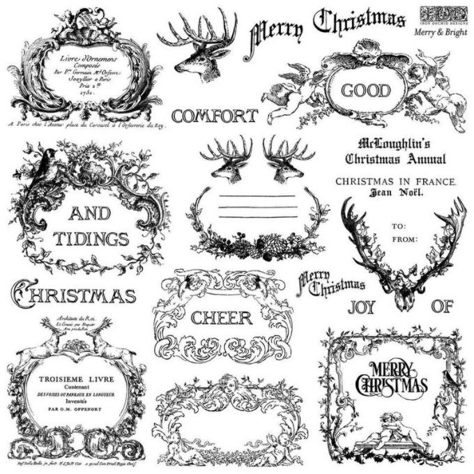 Merry & Bright Stamp by IOD