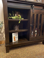 BROOKPORT BROWN CABINET-Rustic Ranch