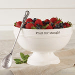 FRUIT FOR THOUGHT FRUIT BOWL SET BY MUD PIE-Rustic Ranch
