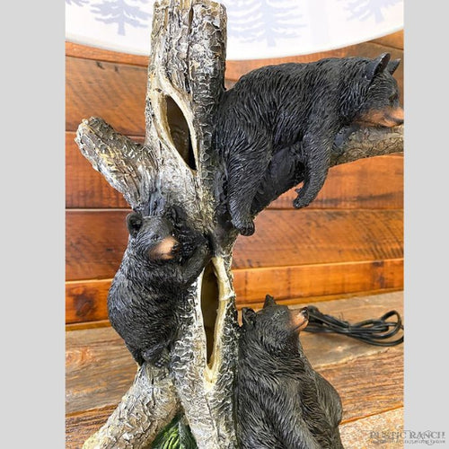 Black Bear Lamp available at Rustic Ranch Furniture in Airdrie, Alberta