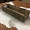 SMALL RECTANGLE TRAY - BROWN STAIN-Rustic Ranch