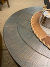 HOMESTEAD ROUND END TABLE-Rustic Ranch