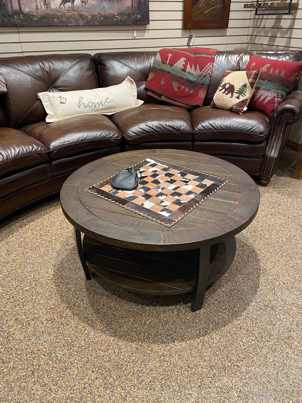  Homestead Round Coffee Table available at Rustic Ranch Furniture and Decor.