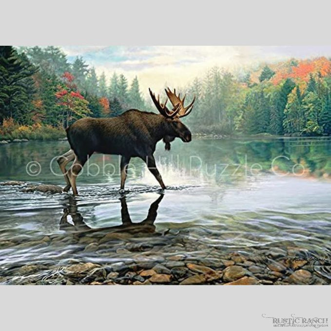 Moose Crossing Puzzle available at Rustic Ranch Furniture in Airdrie, Alberta