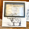 Longhorn Steer 4" x 6" Picture Frame