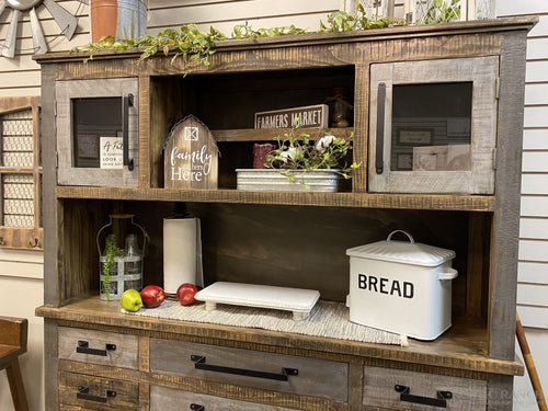 LOFT HUTCH & BUFFET-Rustic Ranch