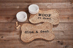 DOG BOWL MAT BY MUD PIE-Rustic Ranch