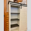 Carriage House Barn Door Book Case available at Rustic Ranch Furniture in Airdrie, Alberta