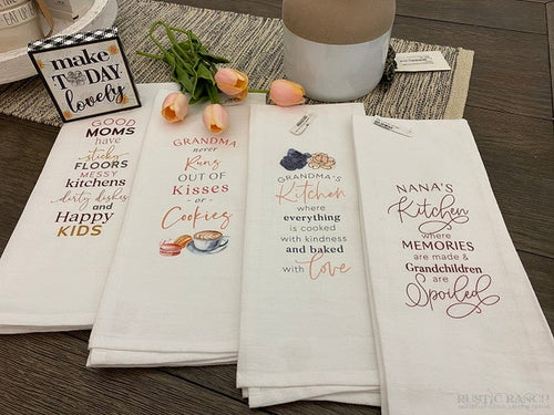 NANA'S KITCHEN TEA TOWEL-Rustic Ranch