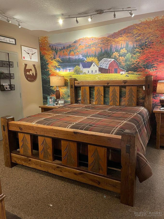 SEQUOIA BED-Rustic Ranch
