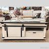 French Country Barn Door Coffee Table available at Rustic Ranch Furniture in Airdrie, Alberta