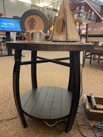 HOMESTEAD ROUND END TABLE-Rustic Ranch