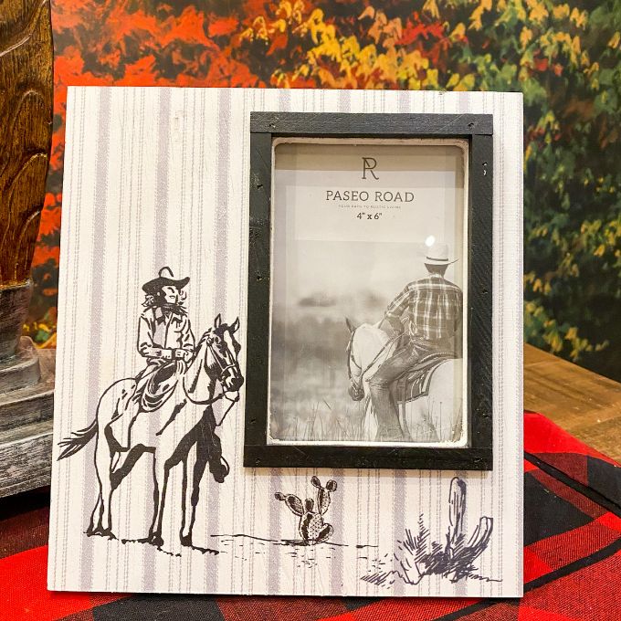 Cowgirl 4" x 6" Picture Frame