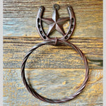 Star and Horsehoe Towel Ring