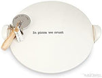 PIZZA STONE SET BY MUD PIE-Rustic Ranch