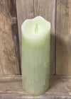 IVORY LED PILLAR CANDLE - 3" X 8"-Rustic Ranch