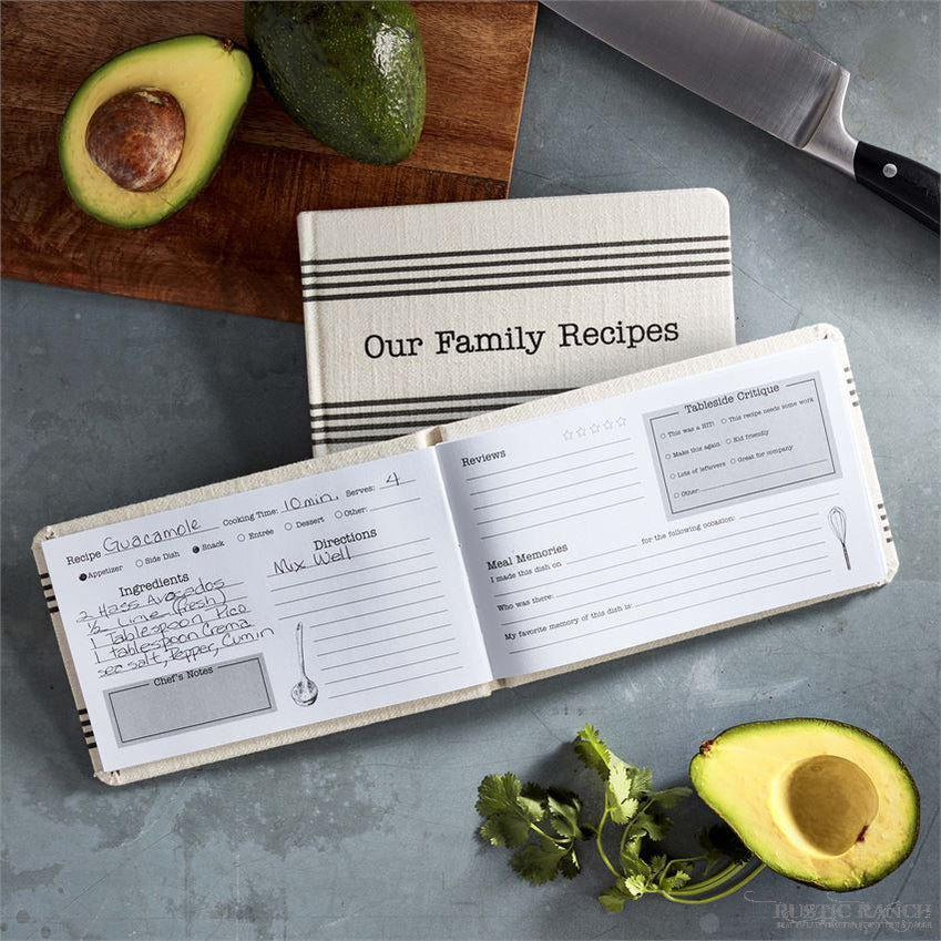 OUR FAMILY RECIPES BOOK BY MUDPIE-Rustic Ranch