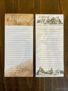 NATURE MAGNETIC NOTEPADS - TWO STYLES-Rustic Ranch