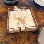 Copper Twisted Wire Lunch Napkin Holder