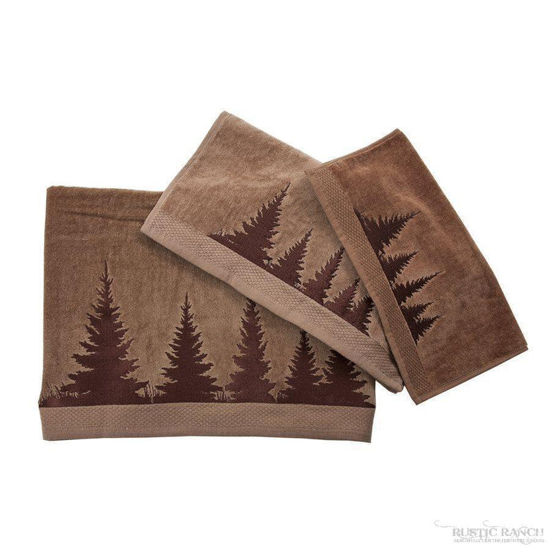 CLEARWATER PINES 3 PCE TOWEL SET-Rustic Ranch