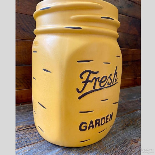 Sunflower Large Mason Jar available at Rustic Ranch Furniture in Airdrie, Alberta