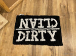 CLEAN/DIRTY BATH MAT-Rustic Ranch