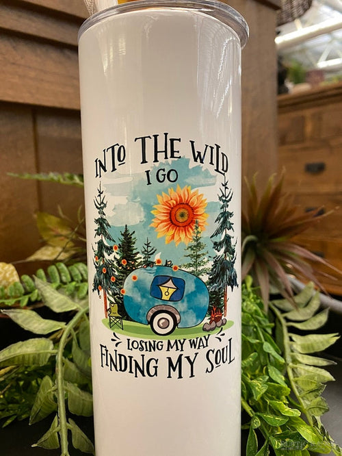 INTO THE WILD WATER BOTTLE-Rustic Ranch