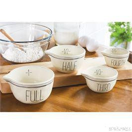 MEASURING CUP SET BY MUD PIE-Rustic Ranch