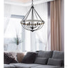 SOMERSWORTH METAL CHANDELIER-Rustic Ranch