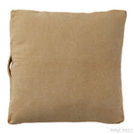 TAN WEB HANDLE PILLOW BY MUD PIE-Rustic Ranch