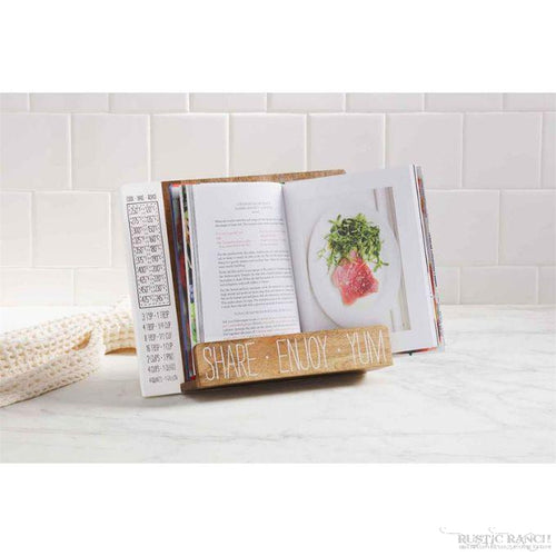 Conversion Cookbook Holder by Mud Pie-Rustic Ranch