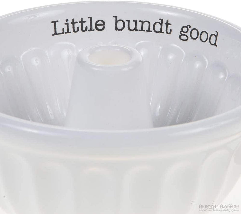 LITTLE BUNDT GOOD - MINI BUNDT PAN SET BY MUD PIE-Rustic Ranch