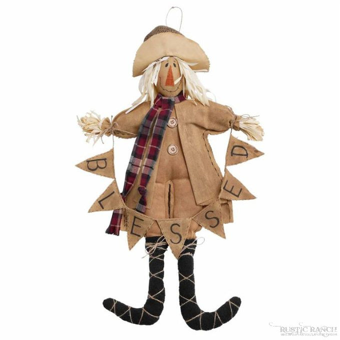 Large Scarecrow Doll by Mud Pie available at Rustic Ranch Furniture in Airdrie, Alberta