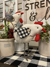 PLAID ROOSTER-Rustic Ranch