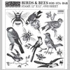 Birds & Bees Stamp by IOD
