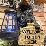 Black Bear with Lantern available at Rustic Ranch Furniture in Airdrie, Alberta