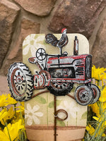 RED TRACTOR PLANT PICK-Rustic Ranch
