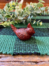 Cast Red Cardinal available at Rustic Ranch Furniture in Airdrie, Alberta