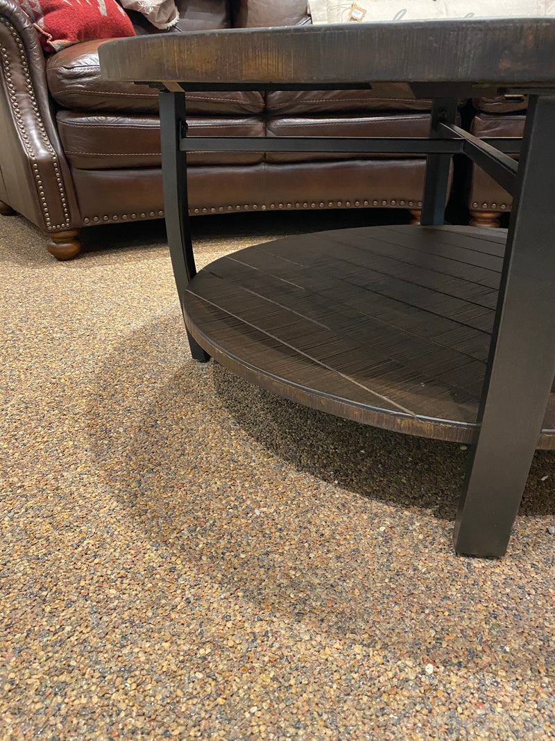  Homestead Round Coffee Table available at Rustic Ranch Furniture and Decor.