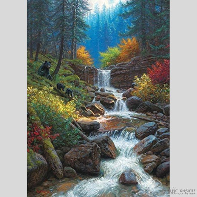 Mountain Cascades Puzzle available at Rustic Ranch Furniture in Airdrie, Alberta