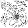 Peonies Stamp by IOD