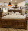 STONY BROOKE PANEL KING BED-Rustic Ranch